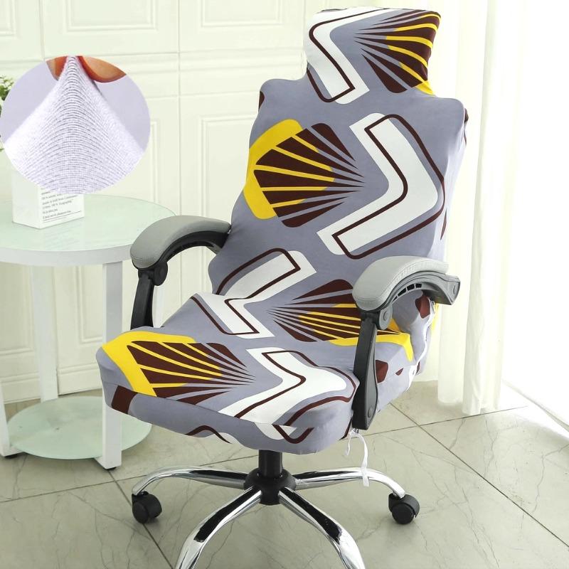 Office Chair Cover Rolling Desk Chair Cover Stretch Washable Computer Chair Slipcover Swivel  Armchair Computer Boss
