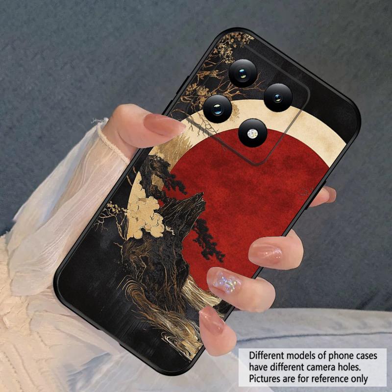 

Закат Черная Река Для Xiaomi 11T 11 Ultra 12 12T Pro 14 15 13 Lite Mi Poco M4 5 M7 5G X4 X5 M6 C75 Pro X6 4G мягкий чехол для телефона For Xiaomi Mi 11