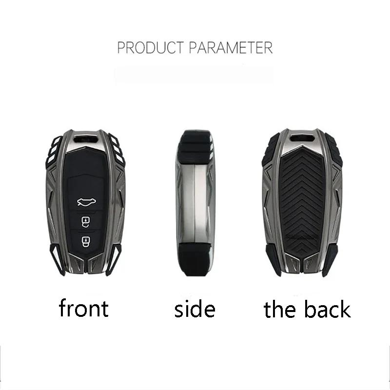 Zinc Alloy Car Remote Key Case Cover For S8 CHR Camry Prius Land Cruiser Prado Furniture Corolla Yaris RAV4 Highlander JH8