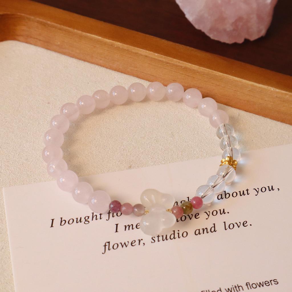 New Chinese Bracelet, Natural Crystal Bracelet, Fashion Sweet And Fresh Design Crystal Bracelet.
