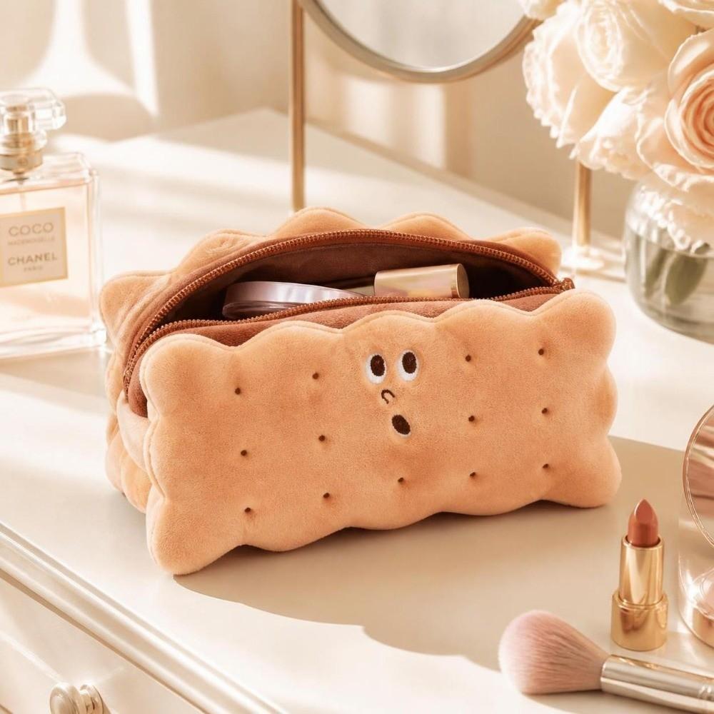 Cartoon Design Pencil Box Large Capacity Makeup Storage Bag Kawaii Stationery Bag School