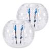 Bolas de Para-choque Infláveis Pacote com 2, Bolas Zorb Sumo Corporal de 1,2M para Adolescentes, Bolas de Bolha Hamster Humano de PVC Espesso de 0,8mm para Jogos em Equipe ao Ar Livre,