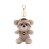 Cute Bear Wear Hat Keychain Soft Plush Backpack Charm for Girls Adorable Keyring Gift for Mothers Lovers Family Friends Colleagues