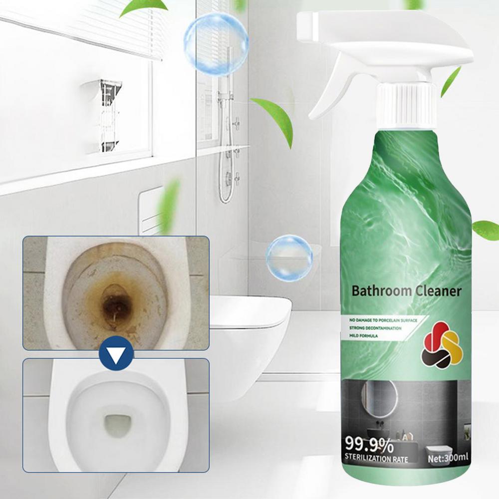 Multipurpose Bathroom Cleaner 300ml Kitchen Powerful Cleaner Household Maintenance Supplies Stains Removal Spray For Glass Tiles