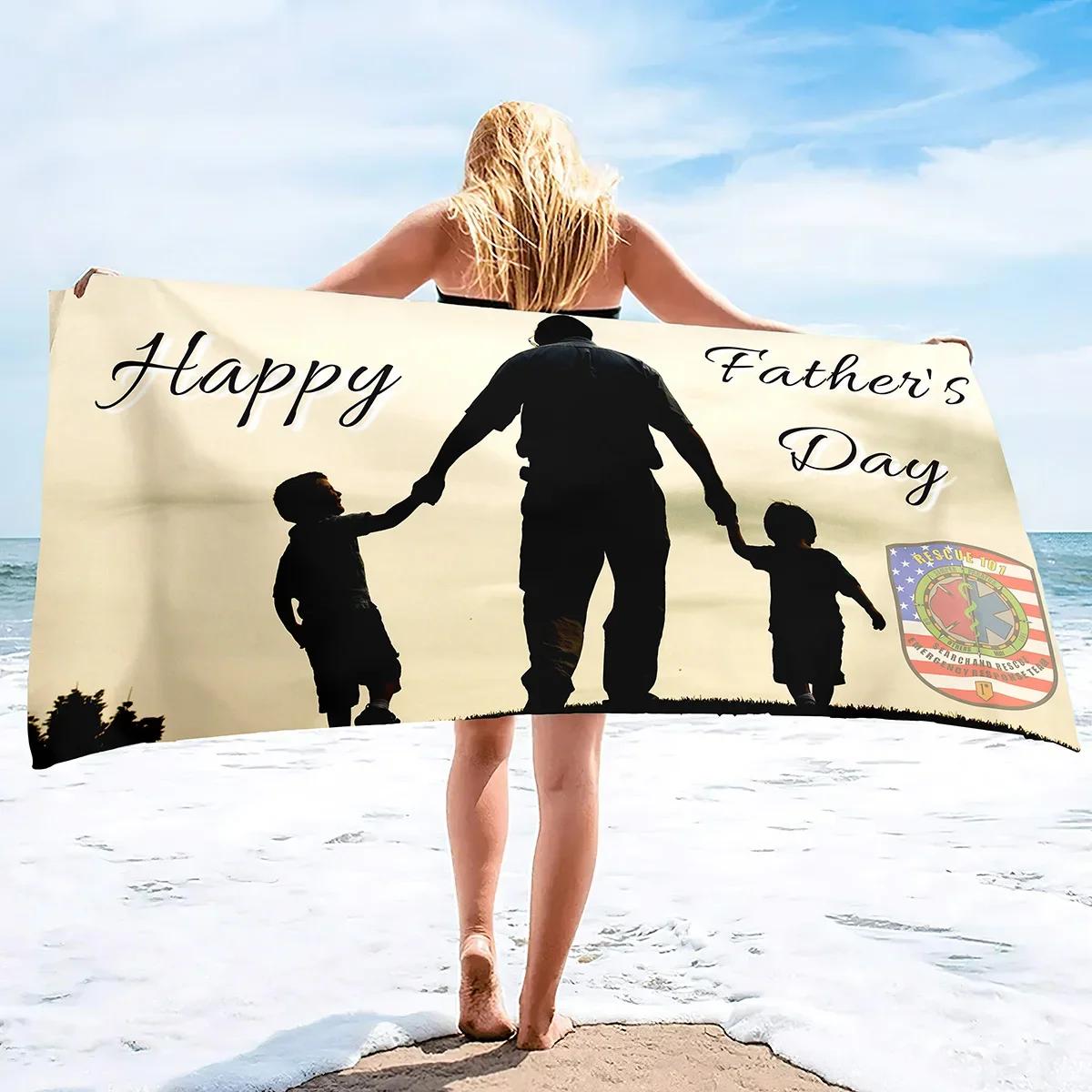 

Microfiber Sand Free Beach Towel Quick Dry Absorbent Lightweight Towel Travel Pool Swim Bath Men Gym Sports Father s Day Gift W30*H60(CM)