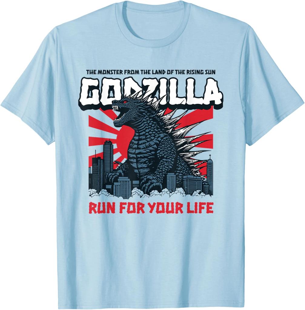 Monster - Godzilla Run For Your Life T-Shirt S-6xl