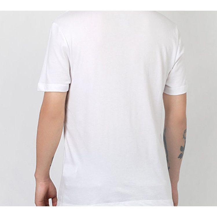 Nike T Shirts Men's White Crew Neck Moderate Straight Fit CV1066-100