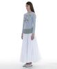 Partimento Woman Voluminous Flare Maxi Skirt_White