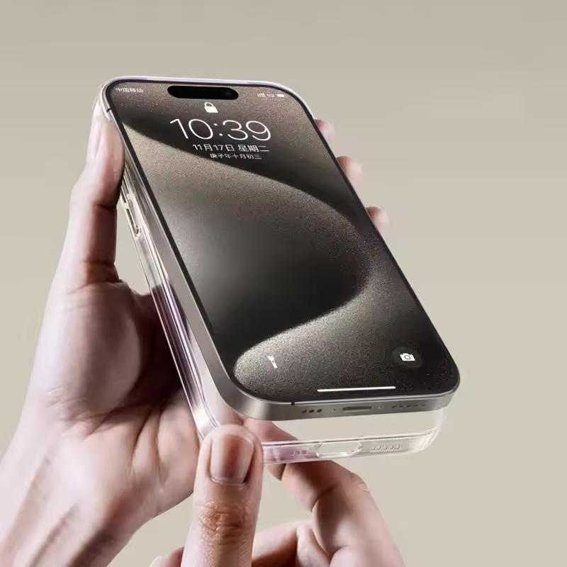 Shiny Cute Tomato Phone Case for iPhone 17 16 15 14 13 12 11 Pro Max Plus Air Mini 16E ProMax Transparent Case