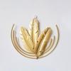 1pc Monstera Leaf Gold Metal Leaf Luxury Iron Ginkgo Leaves Irregular Wall Hanging Ornaments Home Decoration Palm Maple Pendant