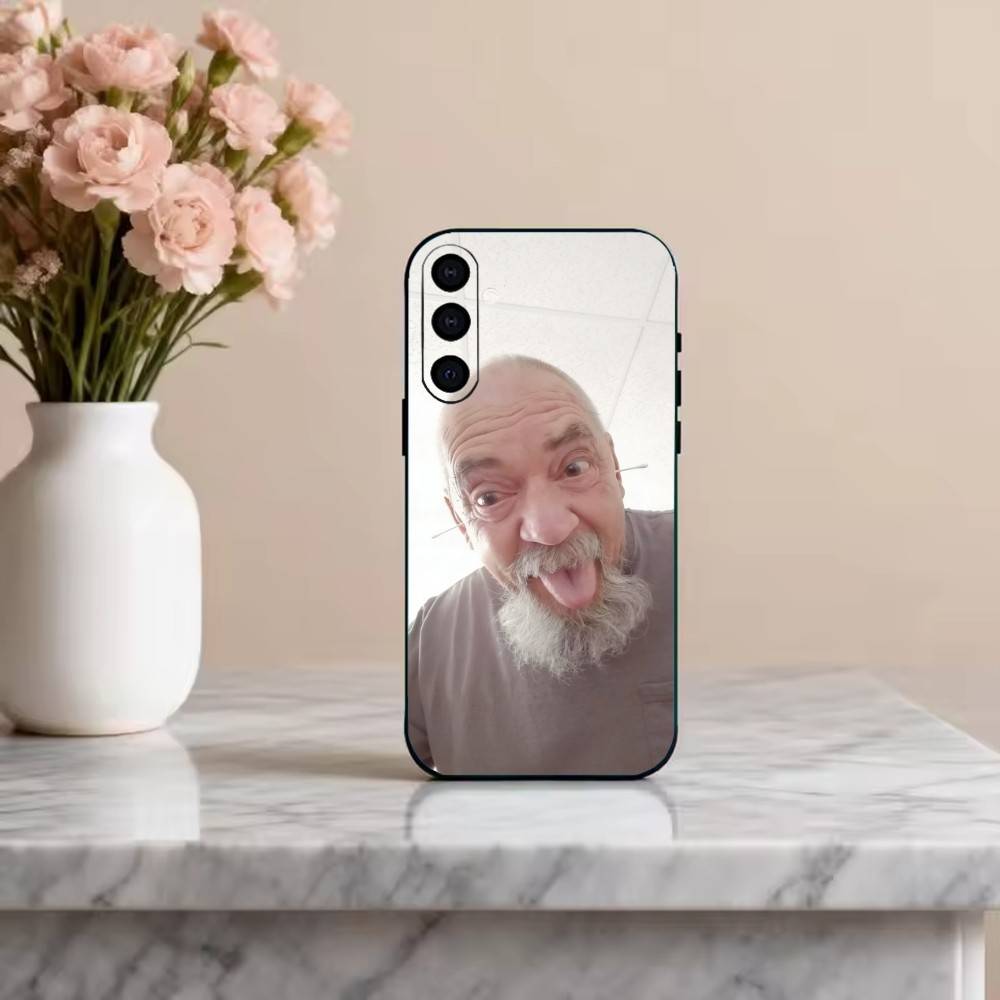 

U-Ugly M-Man Phone Case Black Silicone Soft For Samsung Galaxy A73,A72,A71,A70,A53,A52,A51 Samsung a11