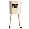 Premium Large-Capacity Trash Can with Lid – Ideal for Living Room, Bedroom, and Kitchen; Elevated Design for Easy Use.