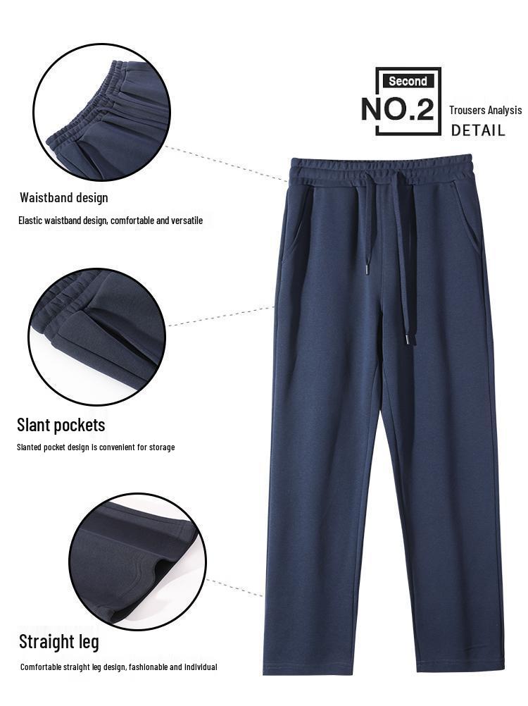 Autumn/Winter Women's Casual Solid Color Hoodie & Wide Leg Pants Set