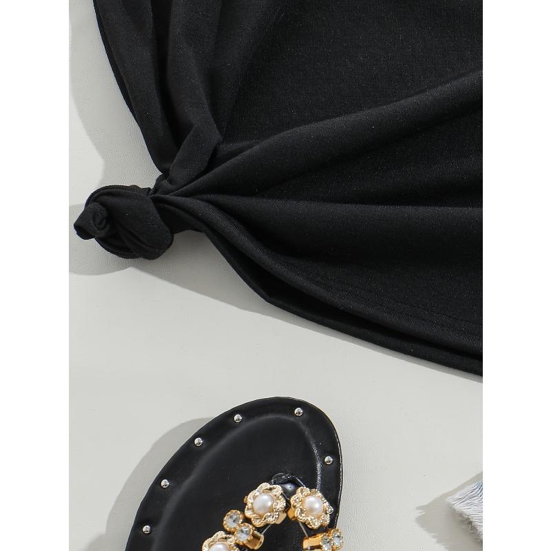 Europäische Größe Exquisites Rosenmuster Mode Lässig Kurzarm Sommer Passform Rundhals Damen-T-Shirt
