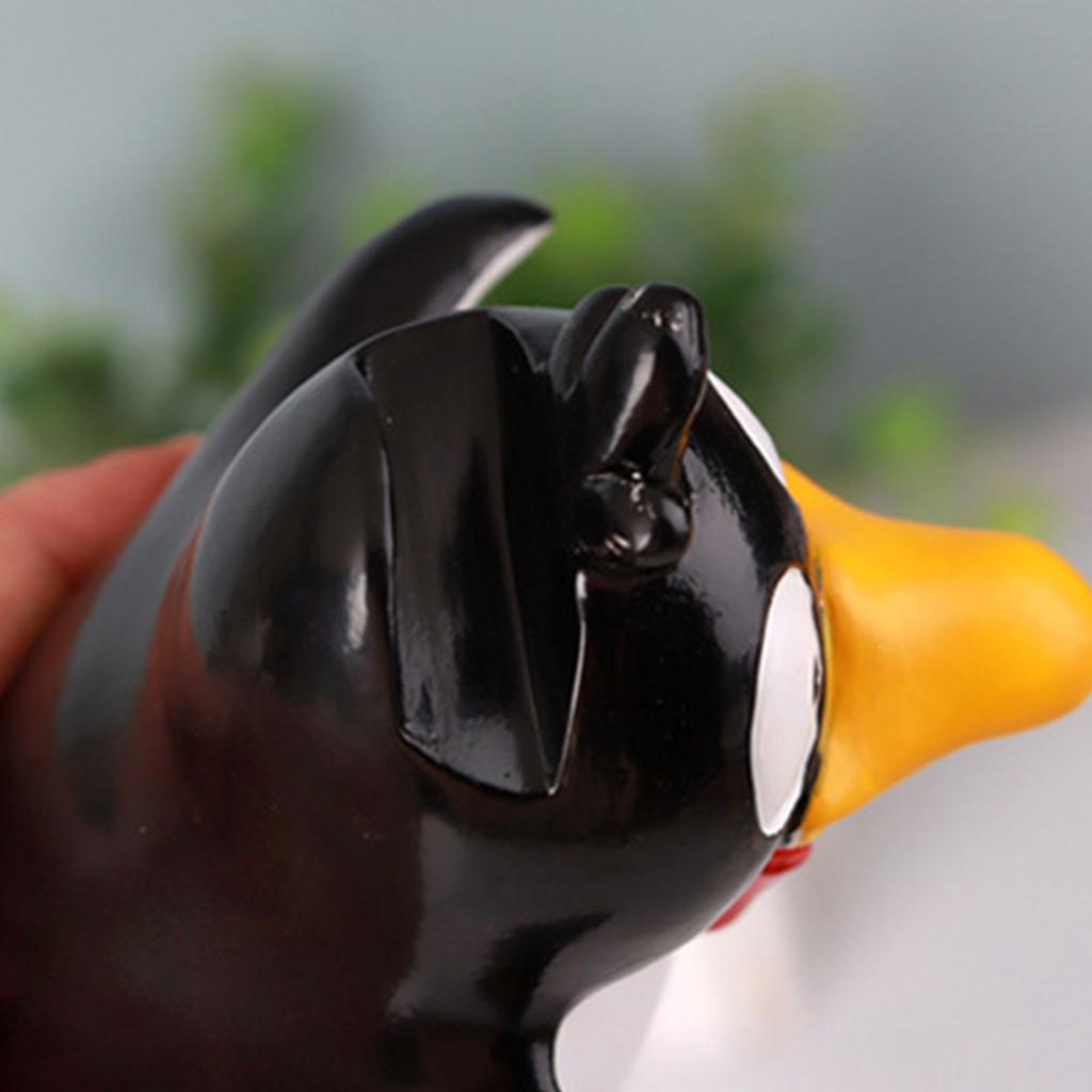 Eyeglass Holder Stand Cartoon Penguin Eyeglasses Display Rack Resin Eyewear Organizer Animal Shape Sunglasses Holder