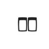 Black Titanium Frame Trim 18- For BMW X3 G01 X4 Car Rear Seat Switch Button