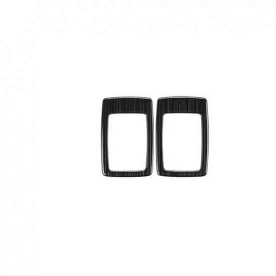 Black Titanium Frame Trim 18- For BMW X3 G01 X4 Car Rear Seat Switch Button