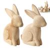 Arts And Crafts for Kids Ages 2-4 Girls Easter Decorations White Decor Rabbit Figurines Easter Statue Spring Tabletop Home Decor