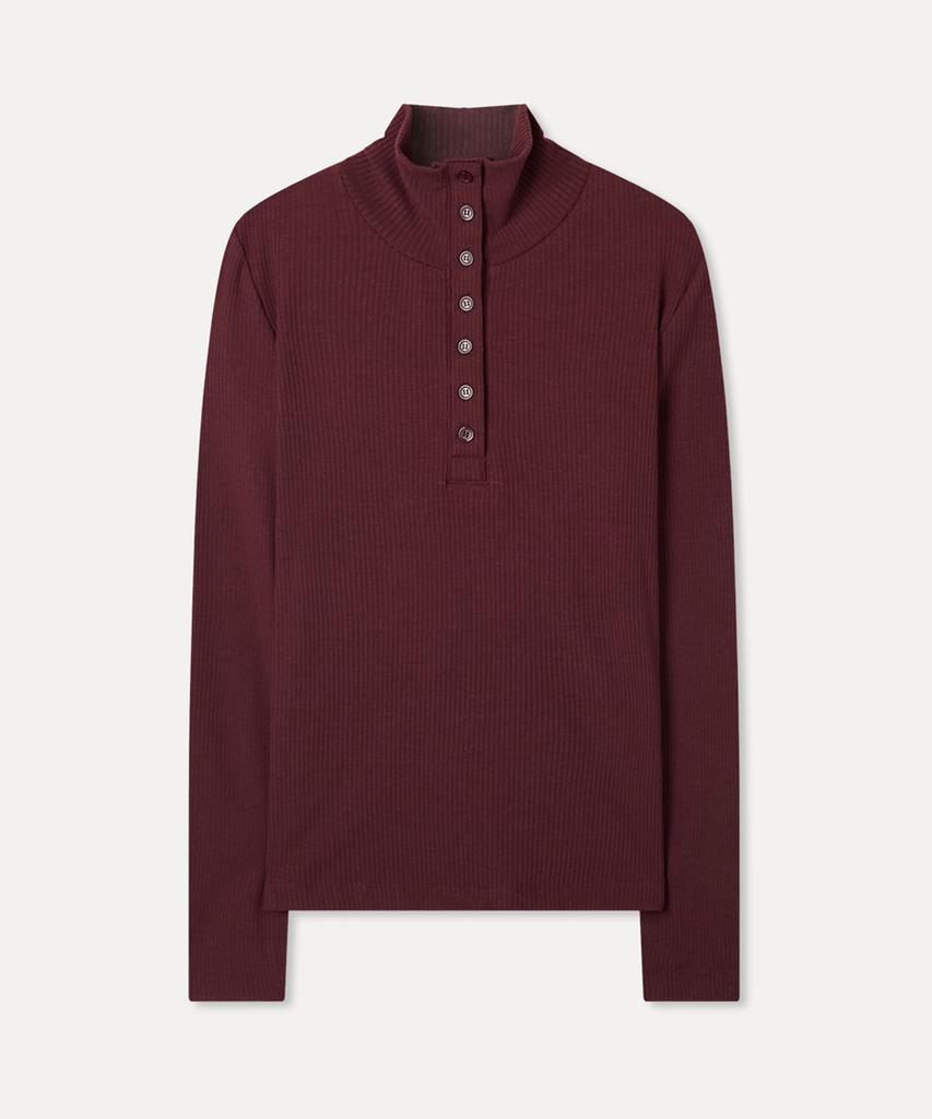 MIXXO Button-Up Turtleneck T-Shirt_Miwlwg108A