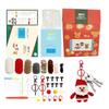 Christmas Crochet Kit Christmas Dolls Weaving Handmade Making Set Crochet Christmas Doll Kit For Adults Teens DIY Beginner Craft