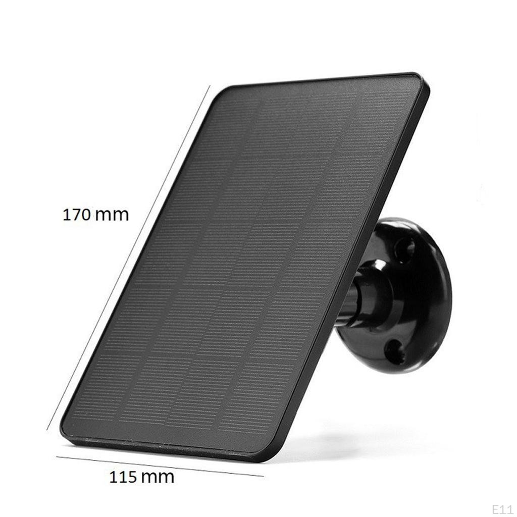 4W 5V Solar Panel Charging, Waterproof, Easy to Install for Security Camera Degree Rotation Bracket