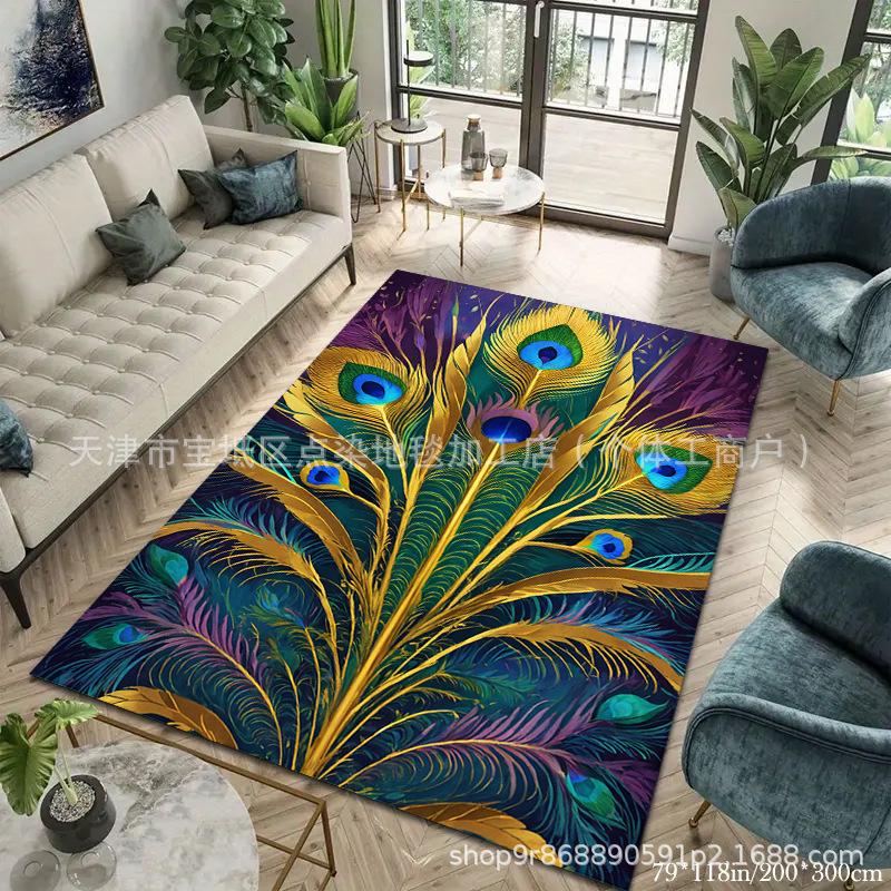 Koberec do obývacího pokoje Koberec k posteli do ložnice Koberec do obývacího pokoje Odolný proti nečistotám a snadno udržovatelný koberec