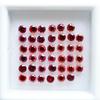 50 Pcs Lot Natural Red Ruby Round Cut 5x5mm Certified Loose Gemstones