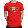Cheburashka Helpless Man's TShirt Cheburashka Crewneck Short Sleeve Fabric T Shirt Funny Top Quality Gift Idea
