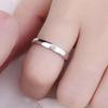 Classic Sun Moon Opening Couple Ring for Women Men Trendy Charm Black Star Ring Jewelry Wedding Anniversary Gifts