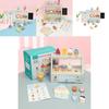 Fun Wooden Simulation Ice Cream Shelf Model Children Toy Set For Kids With Pretend Food And Sensory Development