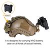BOOIU MK2 Tactical Helmet Battery Pouch Counterweight Pack Fast Helmet Militar Airsoft Battery Pack Helmet Accessories Hunting