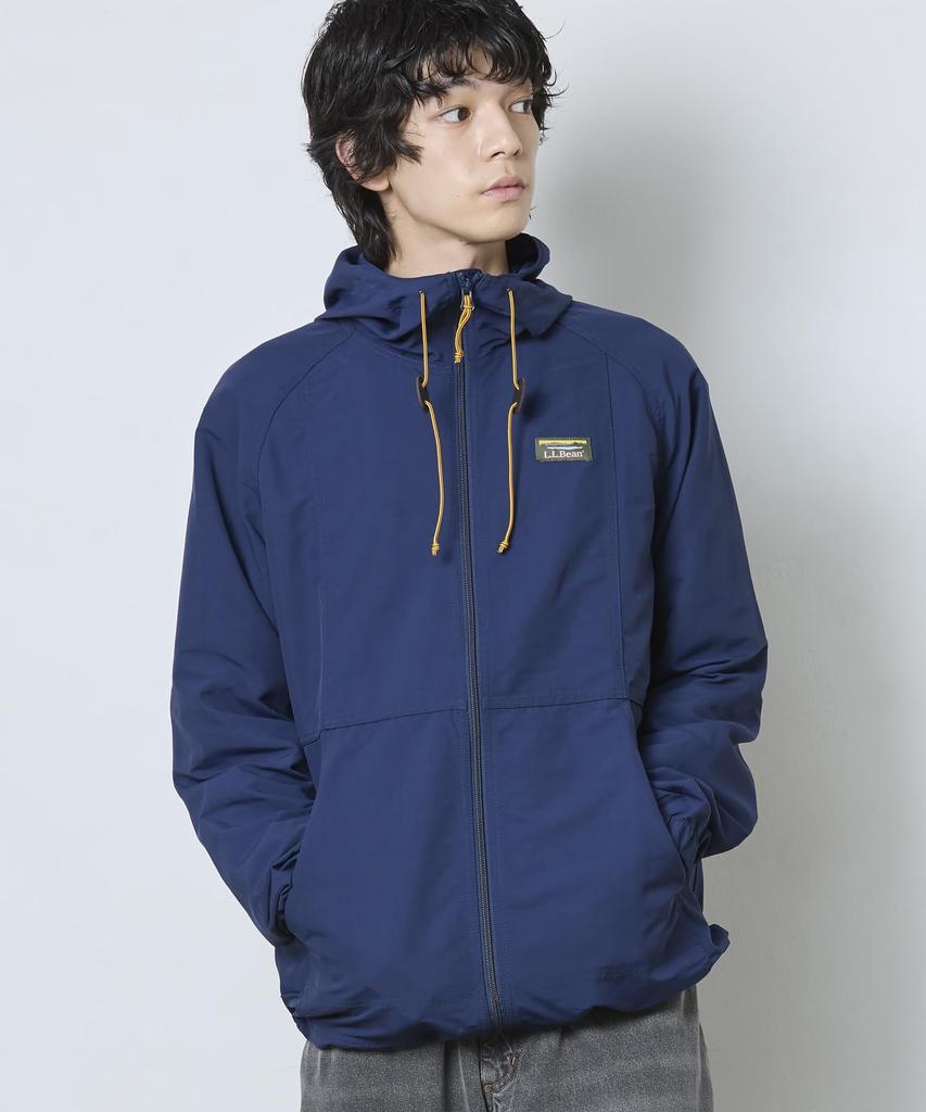 LL Bean Mountain Classic Japan Size Nautical 0UMQ920004 Men's Full-Zip Jacket, Fit, M, Navy,