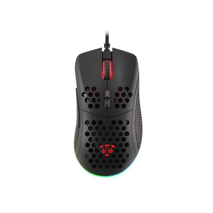 Souris - NATEC - Krypton 555 - 8000DPI - RGB - 7 Boutons Programmables