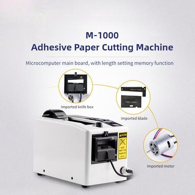 M-1000 Automatische Klebebandmaschine Elektrische Klebebandschneidemaschine Fabrikverpackung Hilfsband Schneidausrüstung