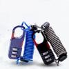 3-Digit Combination Lock Waterproof Padlock Outdoor Mini Wire Rope Combination Lock for Backpacks Trolley Cases Fence