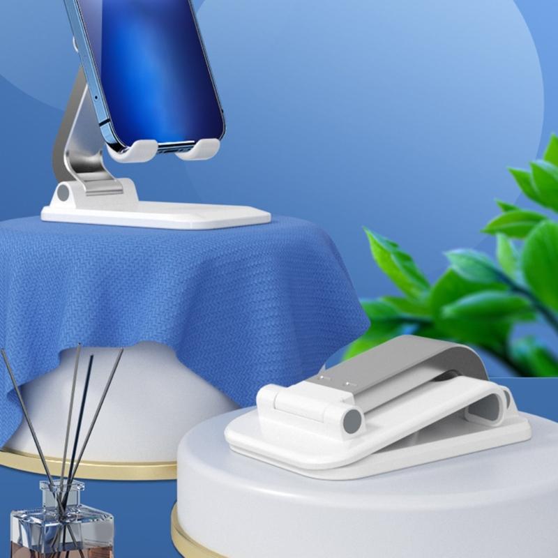 Multi-function Foldable Tablet Mobile Phone Desktop Universal Stand Desk Holder Adjustable Desk Bracket-Smartphone Stand