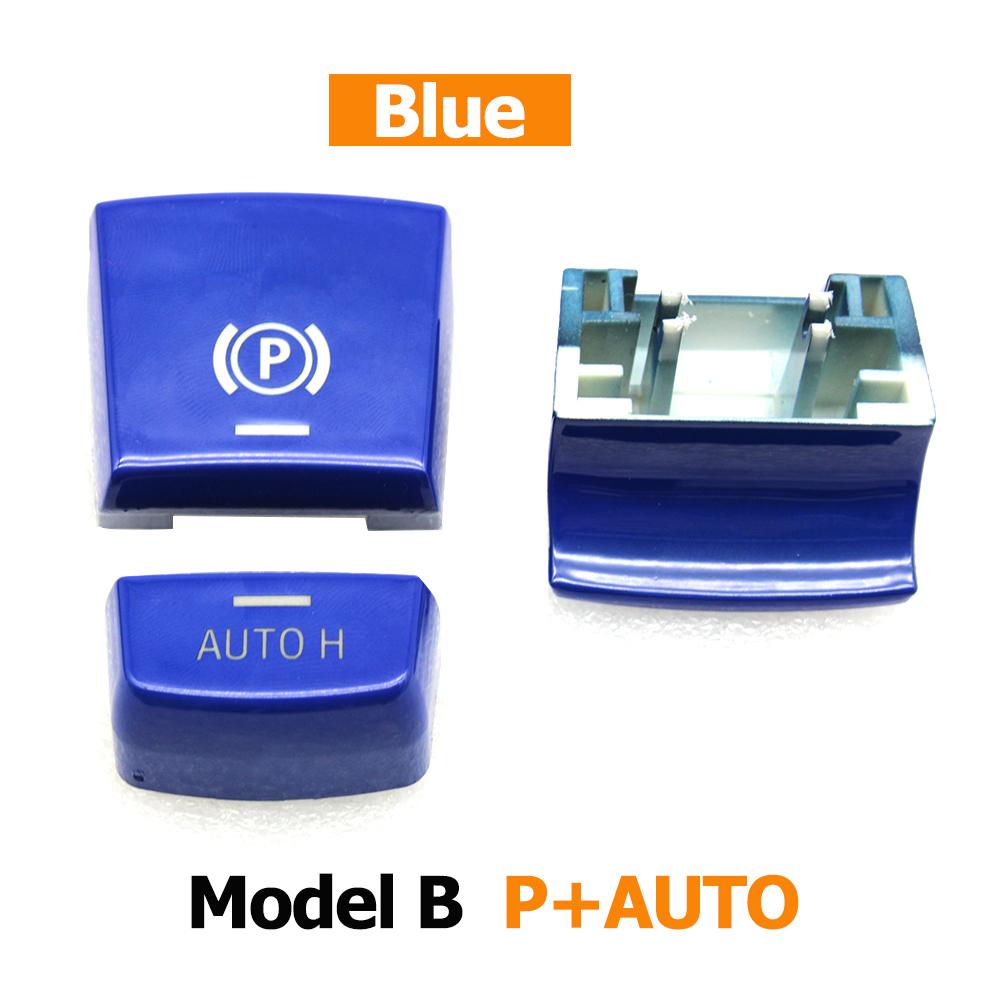 Electronic Hand Brake Parking Switch P Auto H Button Cover For BMW 5 6 7 X3 X4 X5 X6 F01 F02 F07 F10 F06 F25 F26 F15 F16