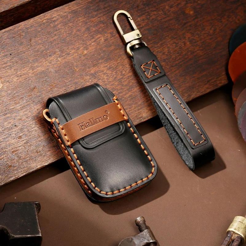 Fit For Volkswagen Vw Tiguan Mk2 Magotan Passat B8 Cc Fit For Skoda Superb A7 Genuine Leather Auto Intelligent Key Fob Cover Case Auto Accessories