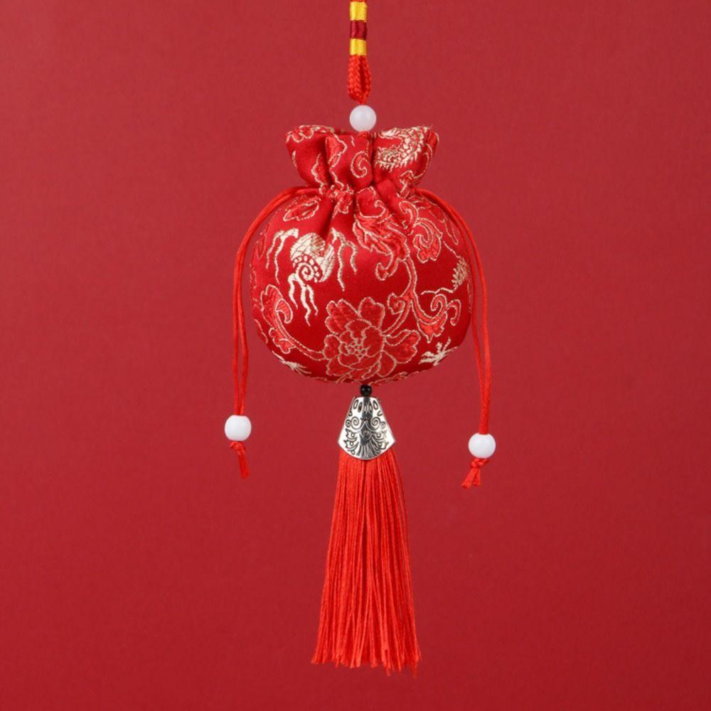 Flower Jewelry Storage Bag Embroidery Chinese Style Sachet Fashion Jewelry Packaging Girl