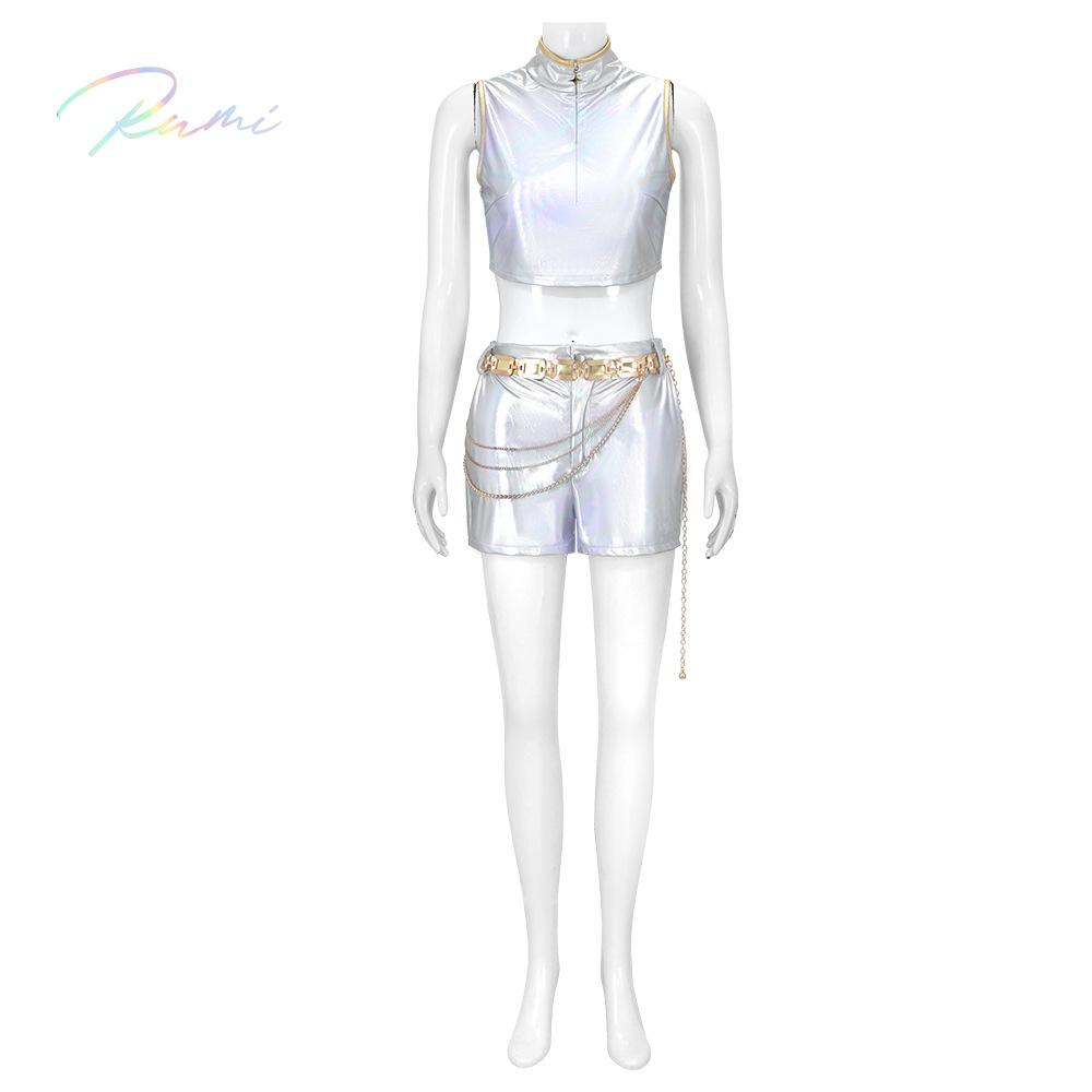 Anime Costume Kpop Huntrix Rumi Cosplay Costume Wig Kpop Demon Hunters Uniform Halloween Party Costume For Woman