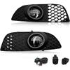 Halogen Fog Lights for Mitsubishi Lancer 2007 - 2015 Front Bumper Driving Fog Lamp Assembly with Switch & Wiring Harness