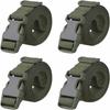 4 Pcs Portable Adjustable Packing Belt Polyester Baggage Secure Strap Travel Luggage Strap  Packing