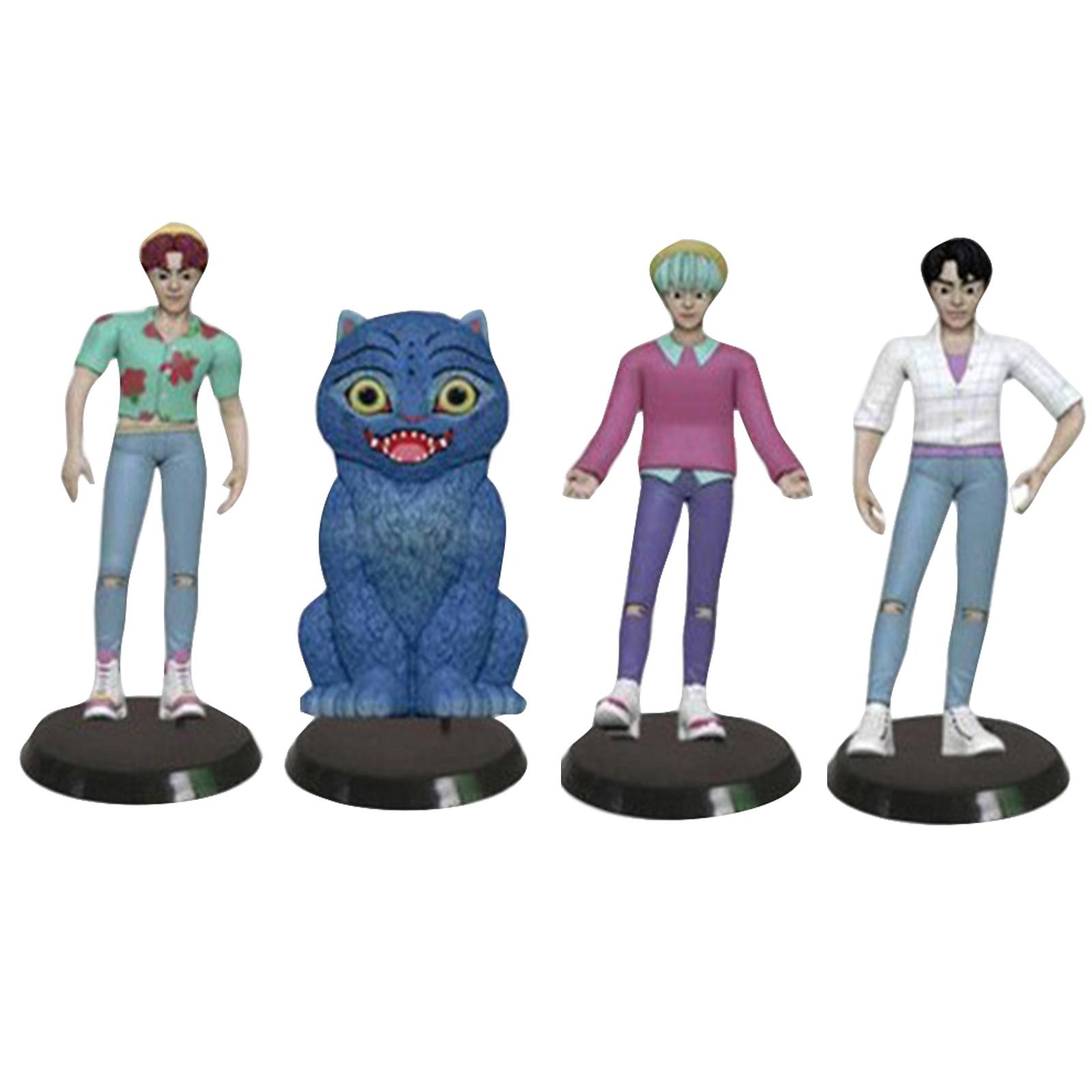 

Non-movable Doll Collection Version Scale Doll Desktop Ornaments With One Accessory One Size