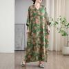 New Floral Vacation Style Travel V-Neck Vintage Dresses