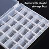25pcs Colorful Empty Sewing Machine Bobbins Set, Plastic Spools with Storage Box for DIY Crafts, Sewing Projects, Thread Organization