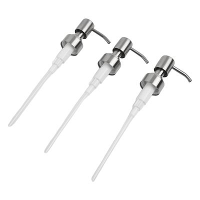Brand New High Quality Pump Head Stainless Steel Soap Soap Pump Spare Parts Lotion 1/2 Pcs Accessories Brushed