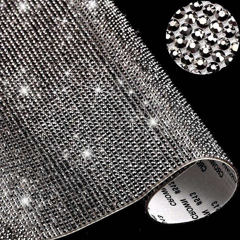 Samoprzylepne paski z kryształkami: Akcesoria DIY do biżuterii, dekoracji samochodowych i rękodzieła