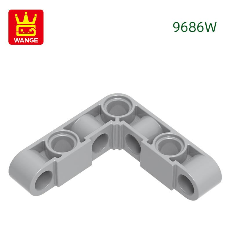 

Non-Toxic 58Pcs/Lot 9686W 1X4 Right Angle Steering With 7Holes Block Moc Color Accessories Compatible With Brick Diy Children S Toy about 58pcs