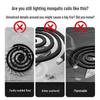Creative Fireproof Mosquito Coil Holder with Lid - Portable Sandalwood Ash Catcher
