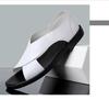 Men's Casual Cowhide Leather Roman Sandals - Soft Sole, Non-Slip Summer Beach Shoes
